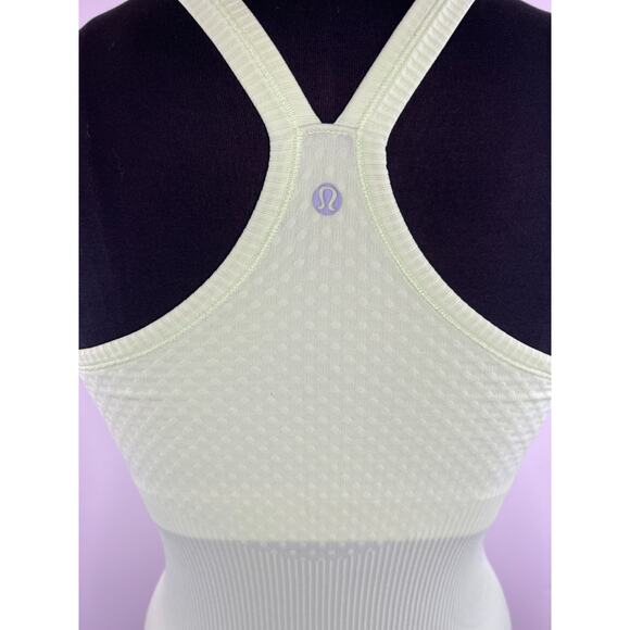Lululemon Light Green Scoop Neck Racerback Athletic Ebb Tank Top Yoga Workout 8 - Picture 2 of 7